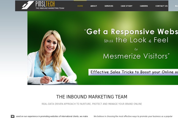 Inbound theme websites examples
