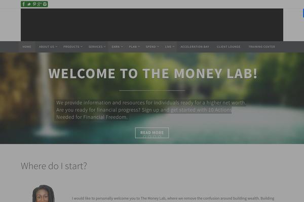 Nirvana theme site design template sample