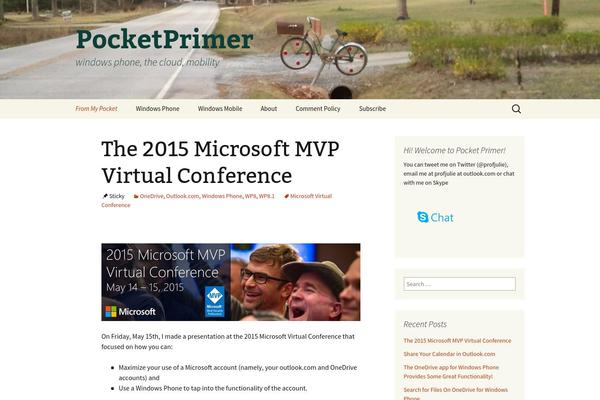 WordPress website example screenshot