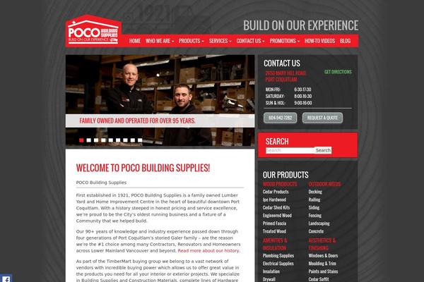 pocobuildingsupplies.com site used Poco