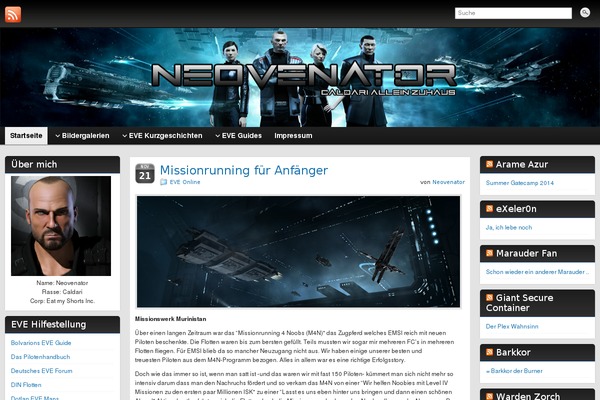 WordPress website example screenshot