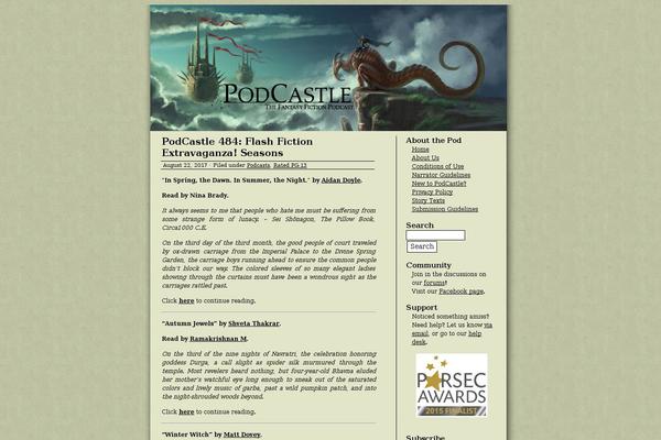 podcastle.org site used Podcastle-2017