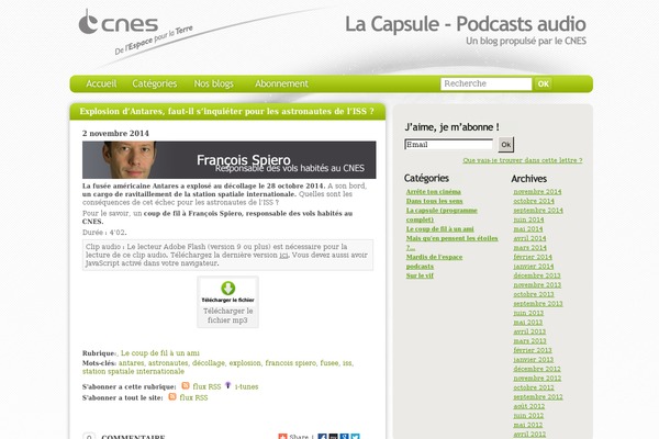 Site using Audio Player plugin