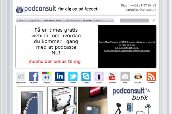 podconsult.dk site used Podconsult