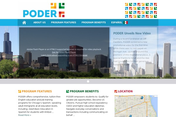 poderworks.org site used Poderworks