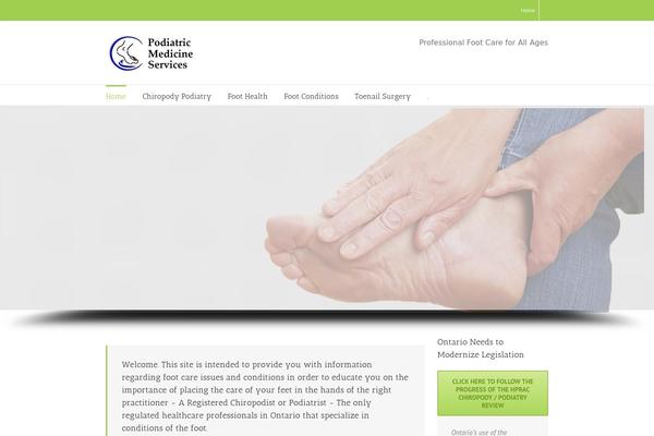 WordPress website example screenshot