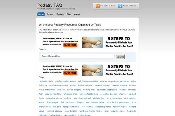 podiatryfaq.com site used Edu-knows