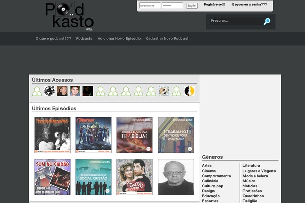 podkasto.com.br site used Podkasto