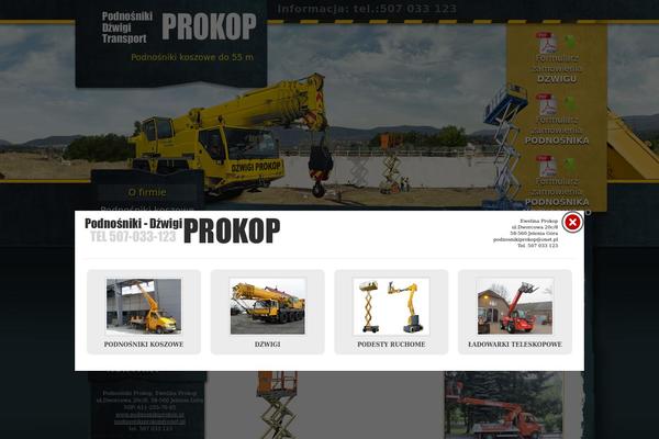 podnosnikiprokop.pl site used Prokop