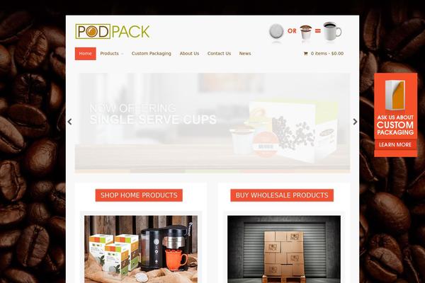 Canvas theme site design template sample