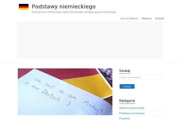 podstawyniemieckiego.pl site used Podstawyniemieckiego