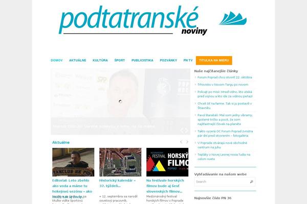podtatranske-noviny.sk site used Pt-noviny