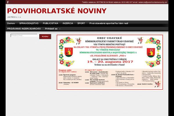 WordPress website example screenshot