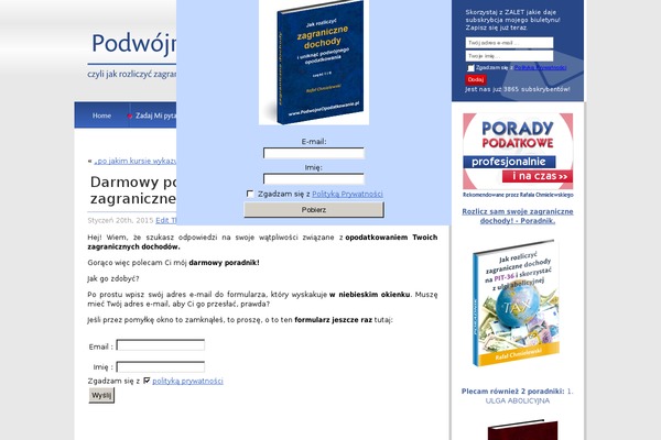 podwojneopodatkowanie.pl site used New_blue