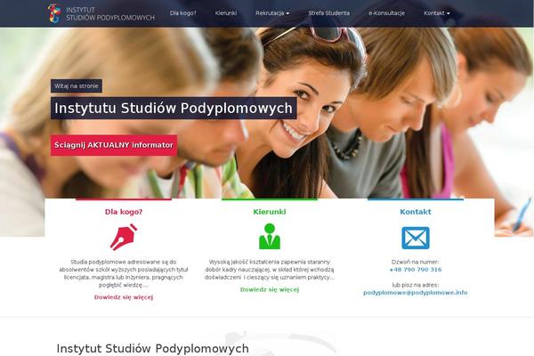 podyplomowe.info site used Insti_wp