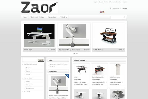 Shopified theme site design template sample