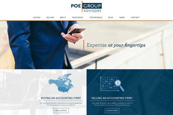poegroupadvisors.com site used Poe-group-advisors