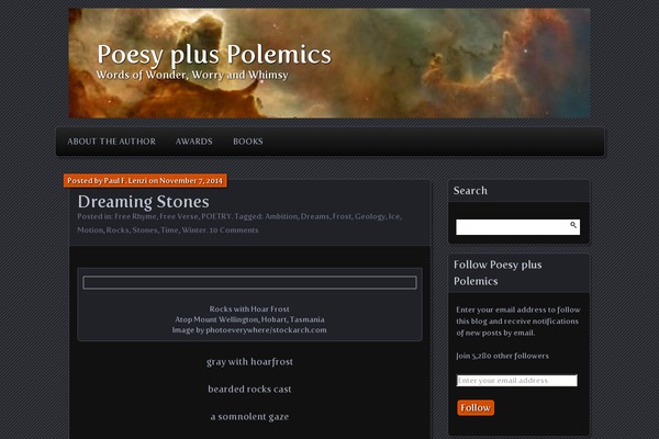 WordPress website example screenshot