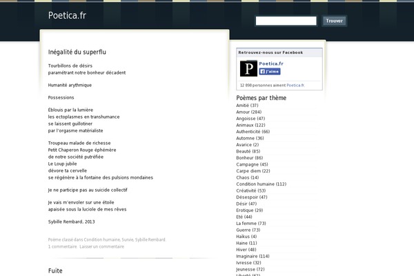 poetica.fr site used T15poetica