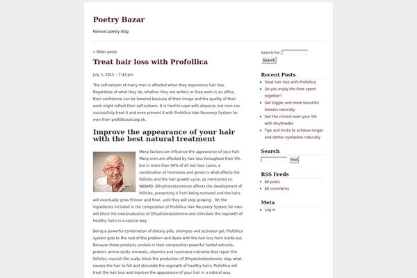 poetrybazar.com site used Straightforward