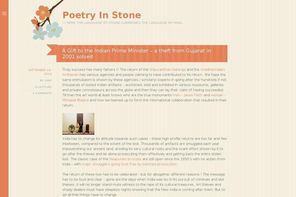 poetryinstone.in site used Aspire-10