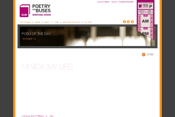poetryonbuses.org site used Pob2