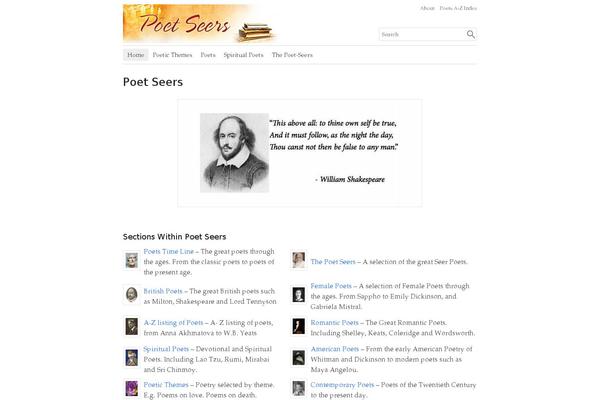 poetseers.org site used Vs-simplicity