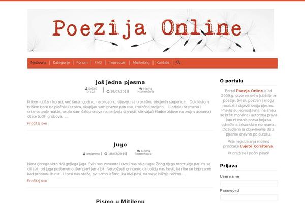 poezijaonline.net site used Poezijaonline