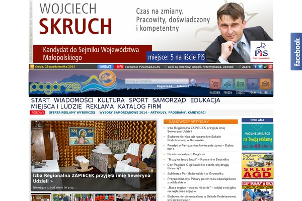 pogorze24.pl site used Advanced Newspaper