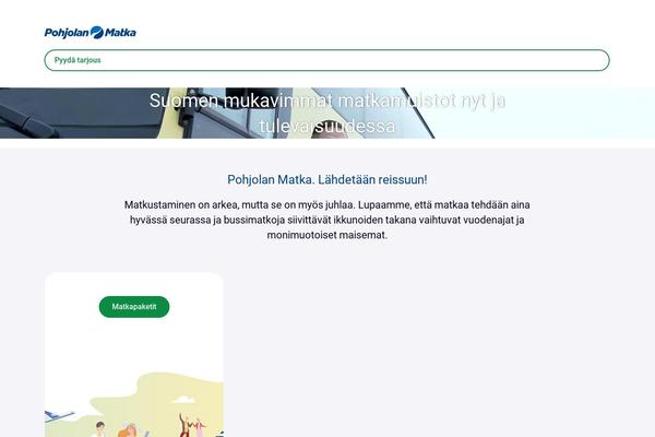 pohjolanmatka.fi site used Pohjolan-matka