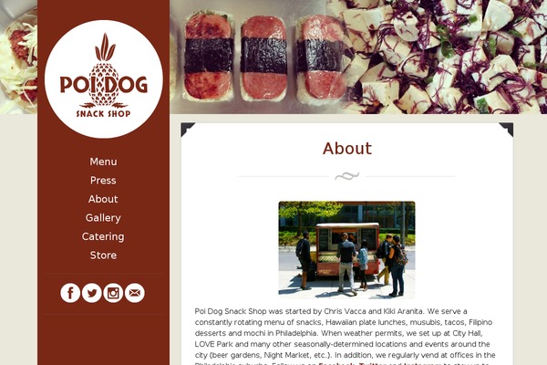 Eatery theme site design template sample