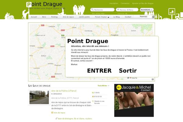 pointdrague.fr site used Geoplaces-child