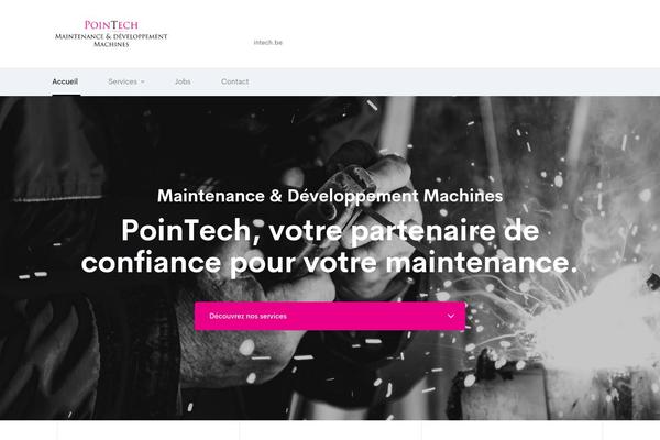 Mitech-child theme site design template sample