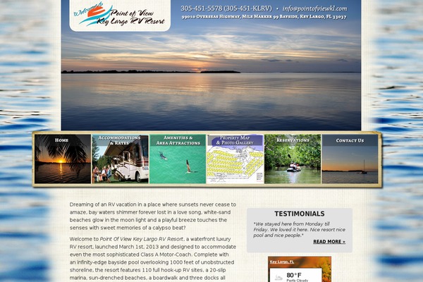 pointofviewrvresort.com site used Pointofview