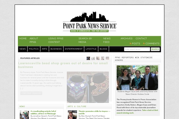 pointparknewsservice.com site used Wp-clear303