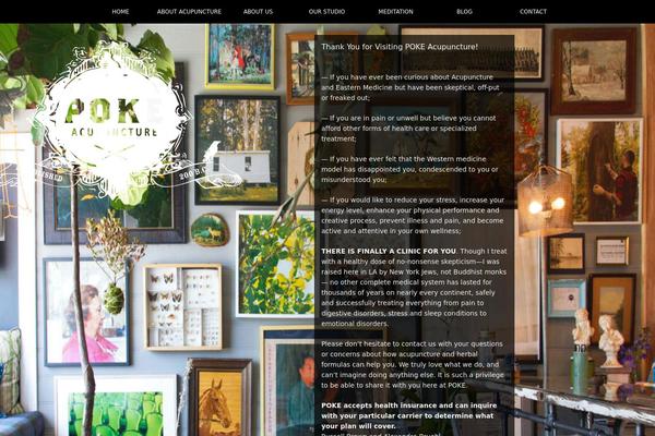 pokeacupuncture.com site used Poke