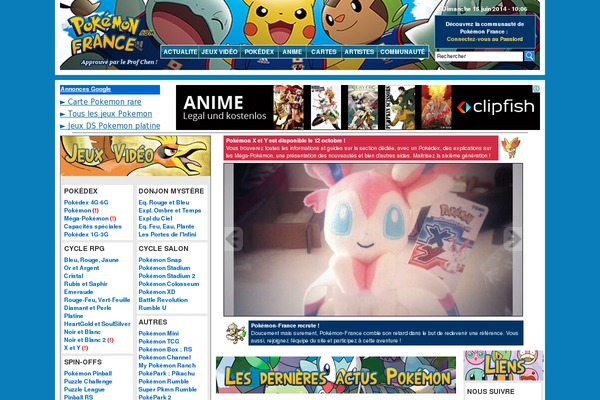 pokemon-france.com site used Pf