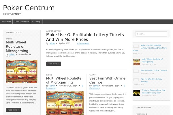 WordPress website example screenshot