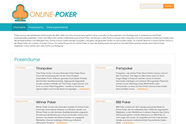 poker-online.de site used Online-poker