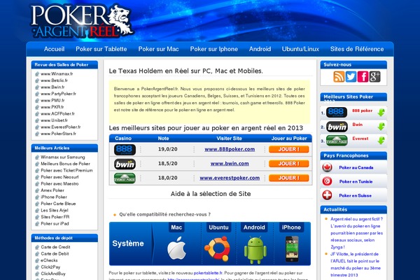pokerargentreel.fr site used Theme343