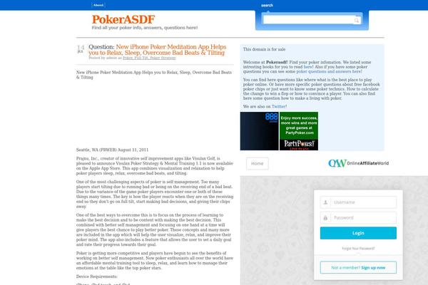 pokerasdf.com site used Bloggingpro_mt