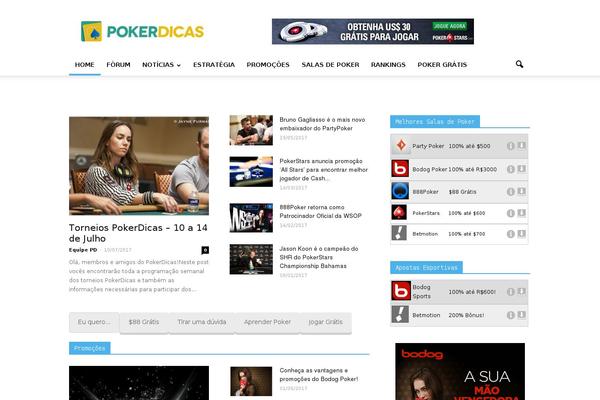 Newspaper theme site design template sample