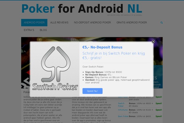 pokerforandroid.nl site used Puzzles
