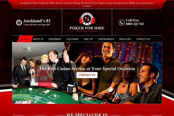 pokerforhire.co.nz site used Pokerhire