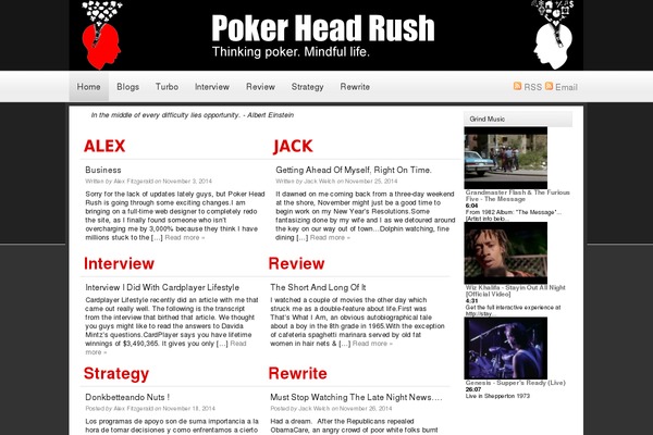 pokerheadrush.com site used Shoppingtheme