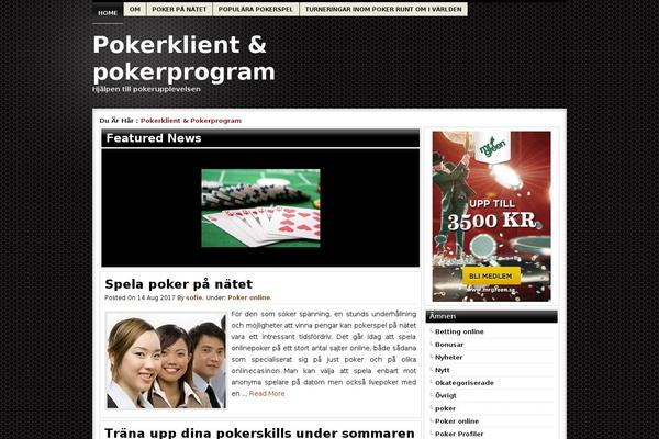pokerklient.se site used Darkhive