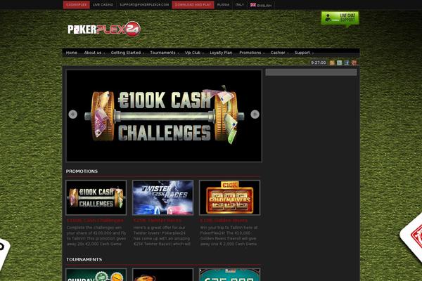 pokerplex24.com site used Arras WP theme