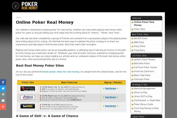 pokerrealmoney.com site used Pokerrealmoney.com