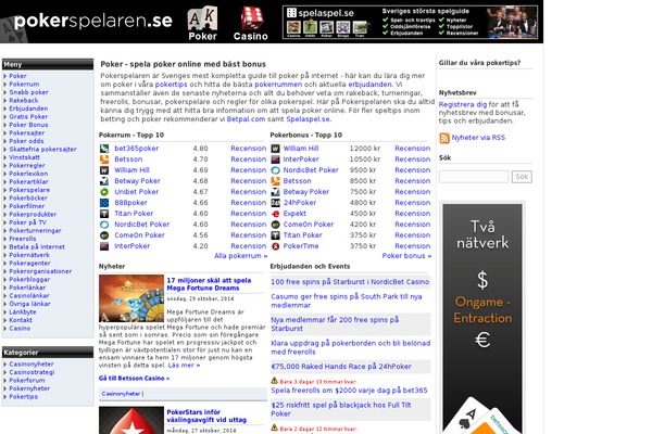 WordPress website example screenshot