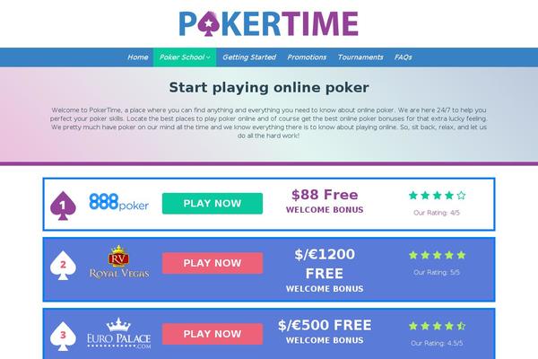 pokertime.eu site used Wiserbusiness